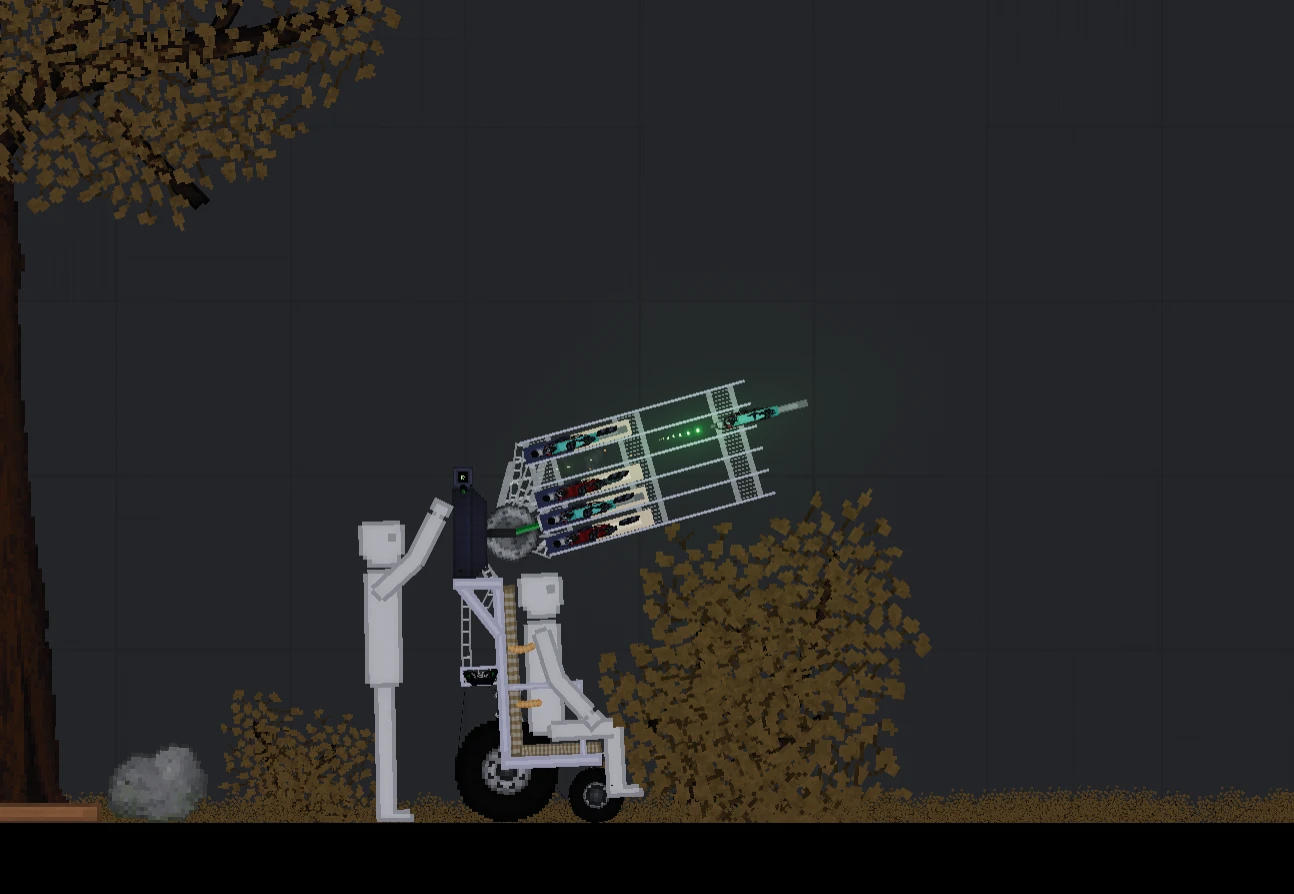 People Playground "Ракетная артиллерийсая противотанковая самоходная инвалидная коляска" [1.28.2a+]