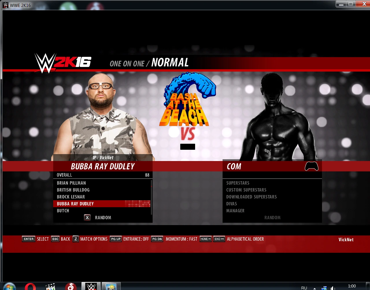 WWE 2k16 "Пак рендеров для Bubba Dudley"