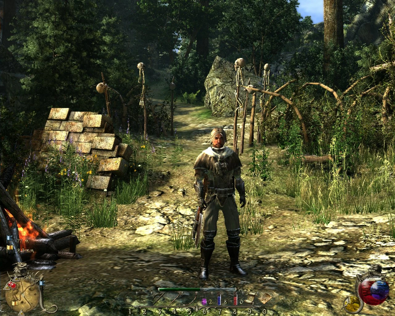 Two Worlds 2 "Отключение блума, улучшение графики."