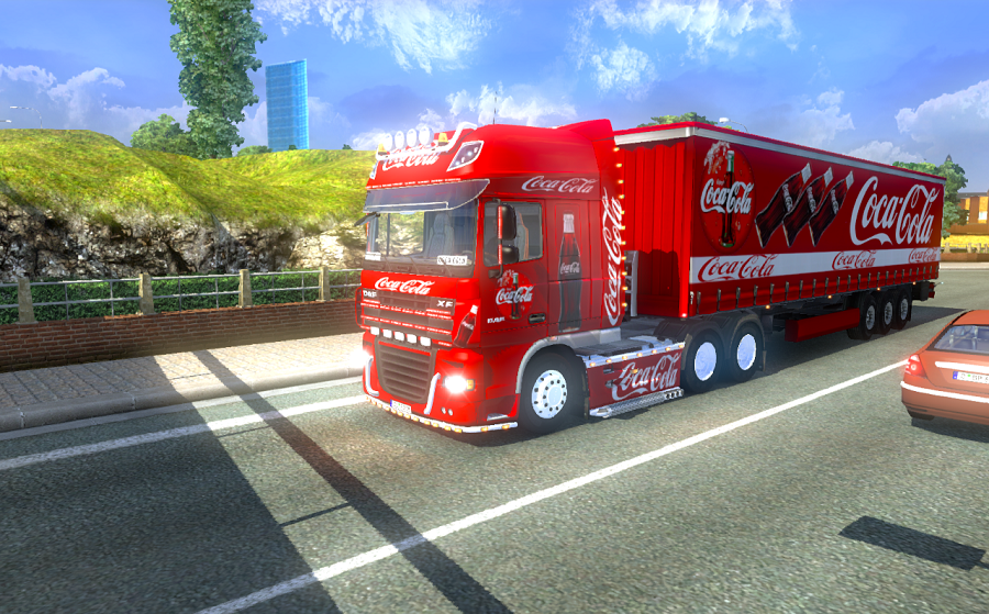 Euro Truck Simulator 2 "Три скина на DAF и три скина на прицепы"