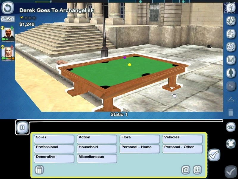 The Movies "Бильярд"