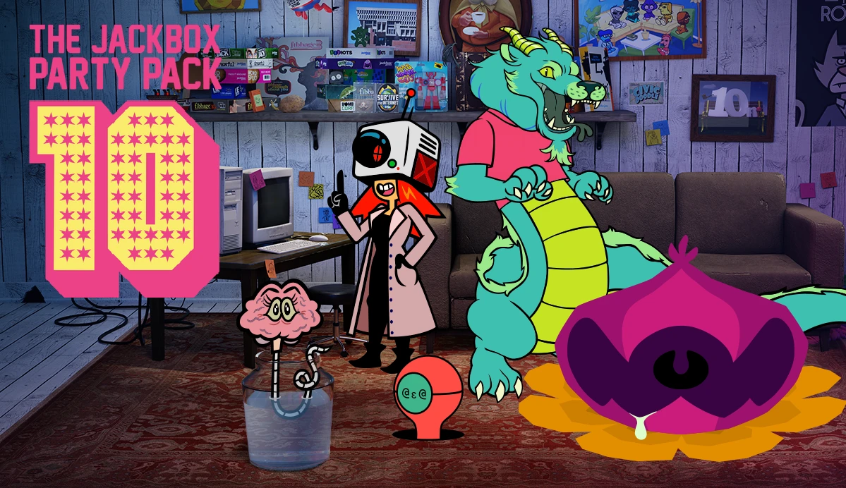 Закончился демо период и состоялся полный релиз игры The Jackbox Party Pack 10