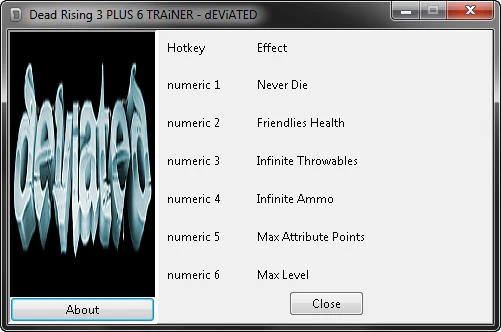 Dead Rising 3: Трейнер/Trainer (+6) [1.0.0.5] {dEViATED}