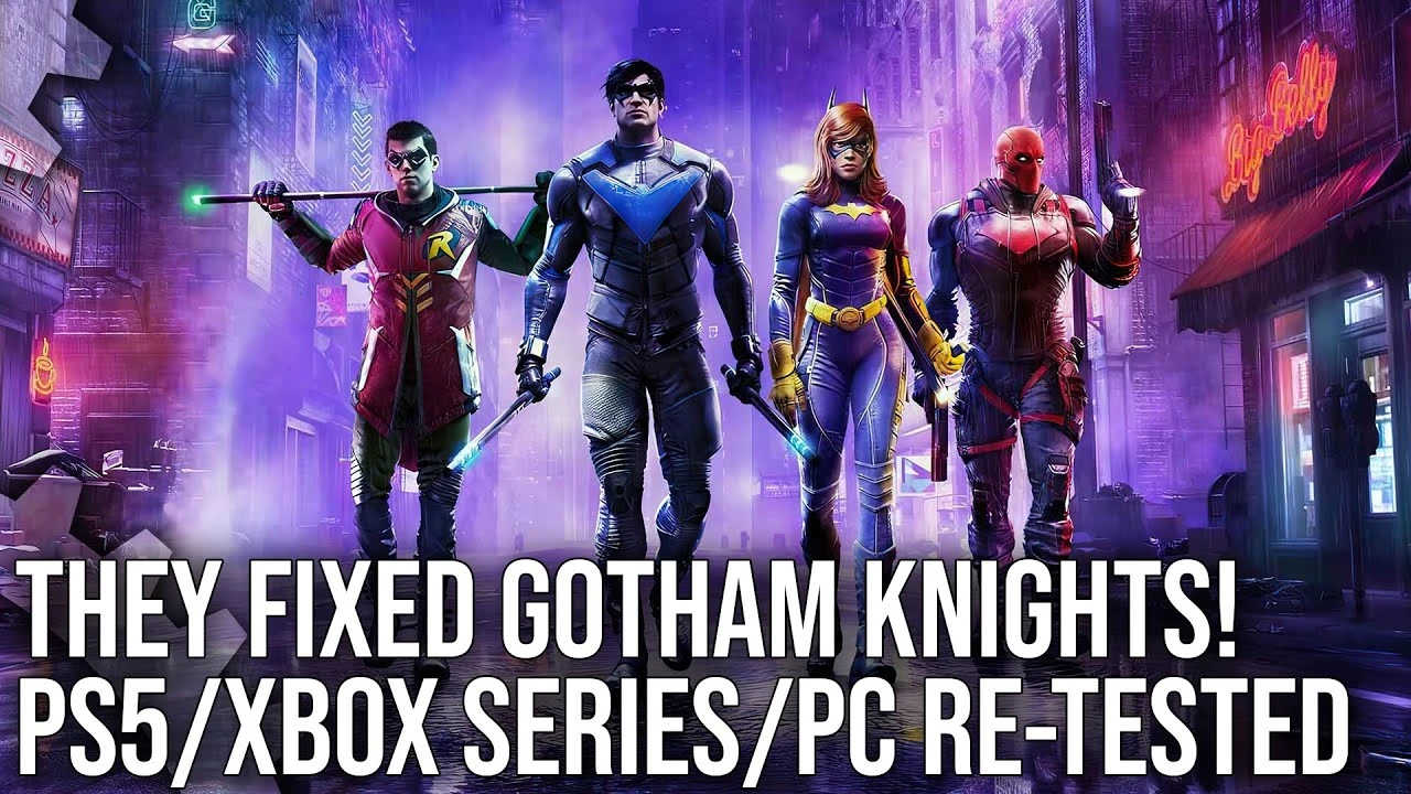 Digital Foundry протестировали Gotham Knights спустя 5 месяцев и сообщили об улучшениях
