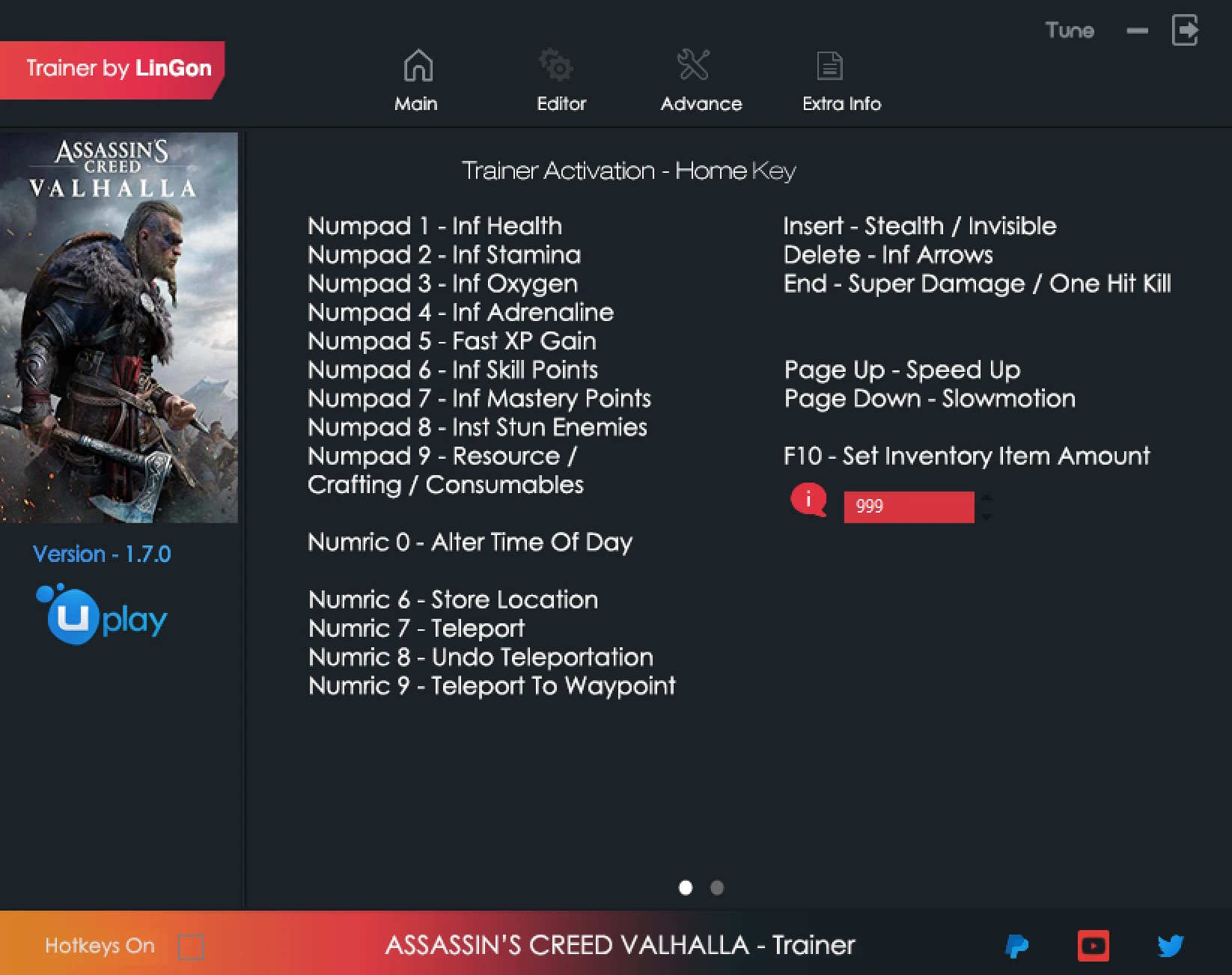 Assassin's Creed: Valhalla "Трейнер +19" [1.7.0/UPLAY] {LinGon}