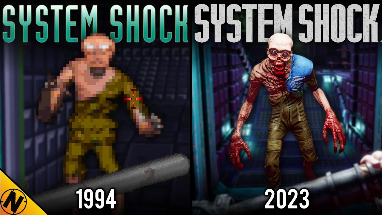 Первые час прохождения ремейка System Shock и сравнение с оригинальной игрой 1994 года