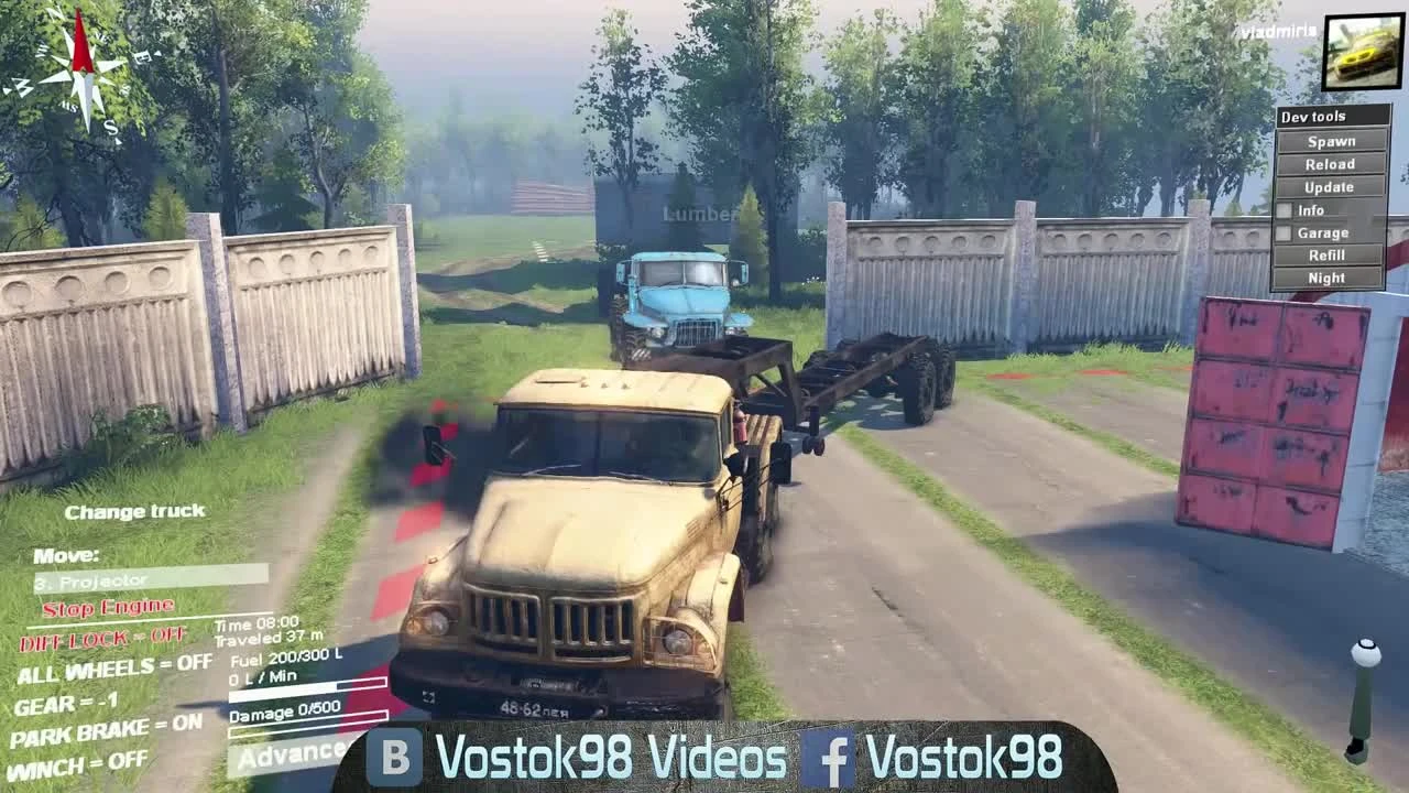 Spintires Full Version - ЗИЛ 137 и Урал 380С