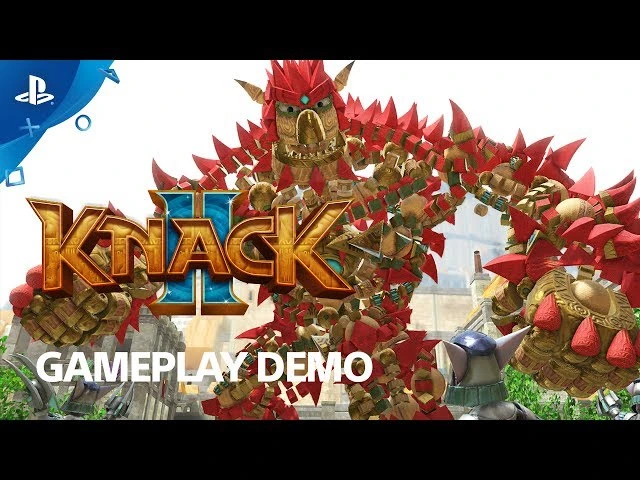 15 минут игрового процесса платформера Knack 2