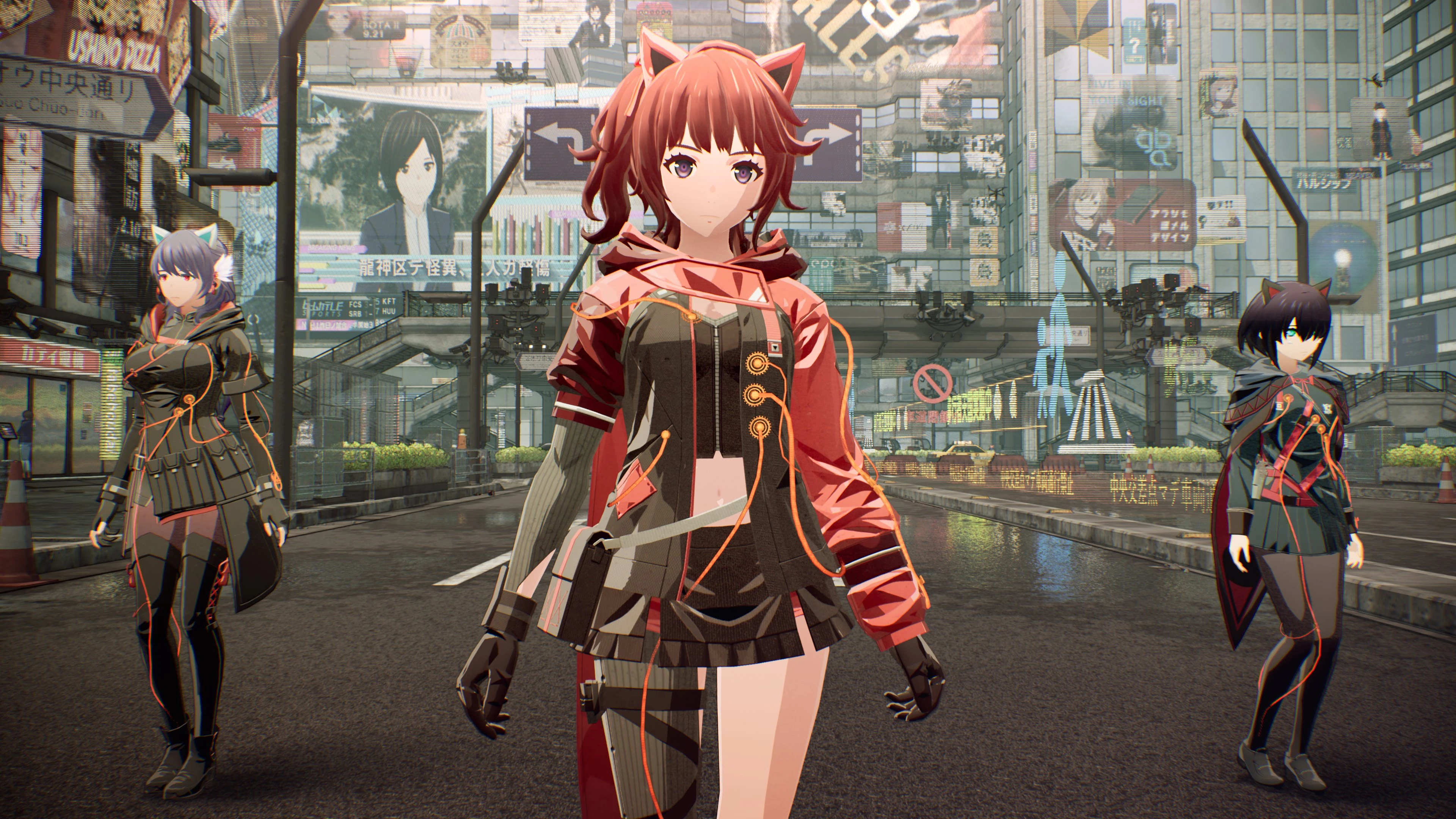 Новые скриншоты Scarlet Nexus показывают, что игра выйдет на русском