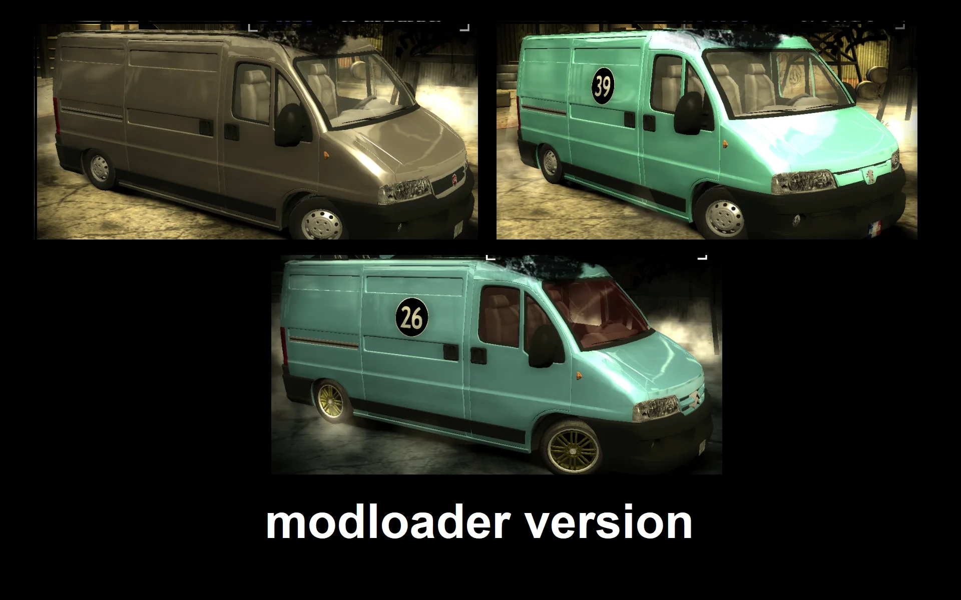 Need for Speed: Most Wanted "Fiat Ducato II - Peugeot Boxer I - Citroen Jumper I" [v1.1-modloader]