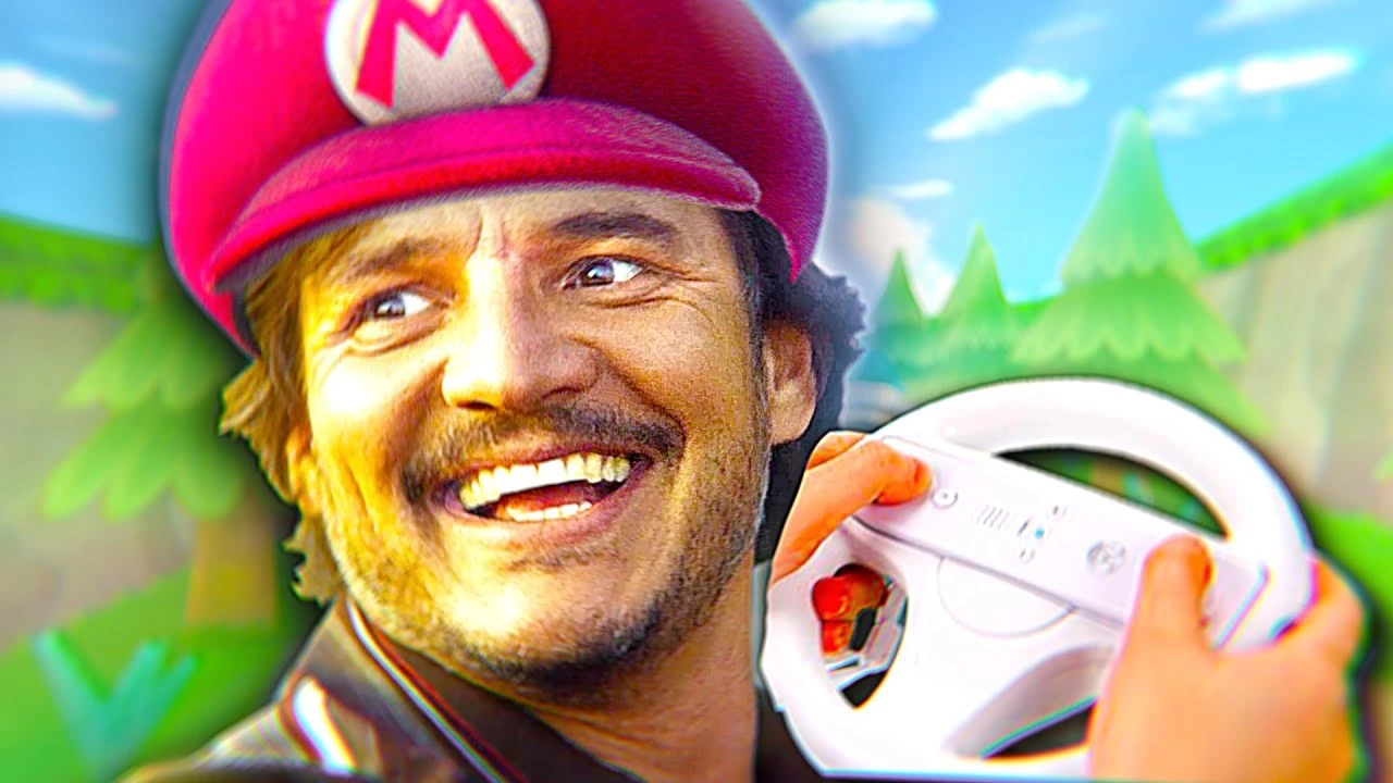 Кейдж катает в Марио Карт