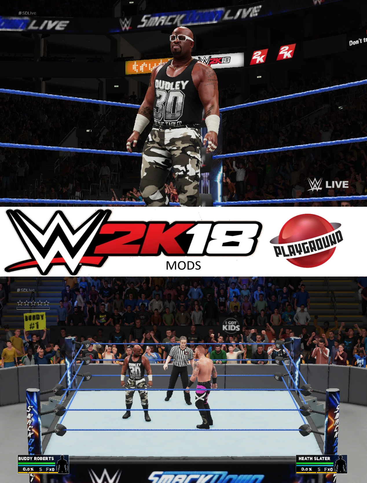 WWE 2K18 "D-Von Dudley MOD"