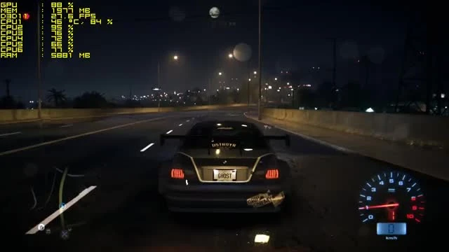 Тест Need for Speed 2015 запуск на среднем ПК 1080p (6 ядер, 12 ОЗУ, Radeon HD 7870 2 Гб)