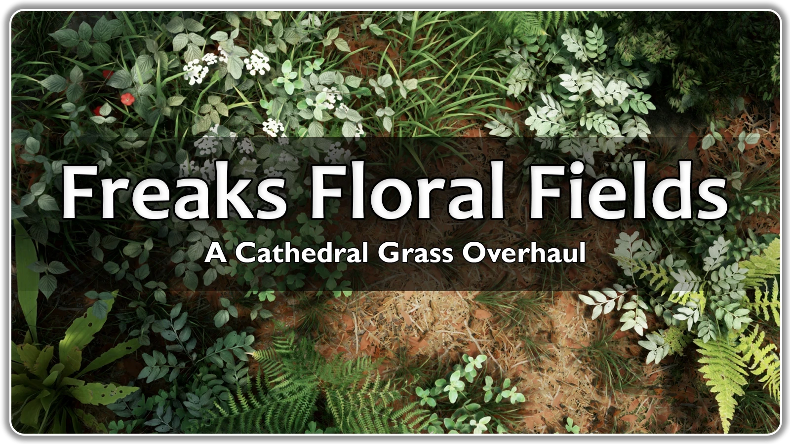 Skyrim SE "Цветочные поля - улучшение травы - Freaks Floral Fields"