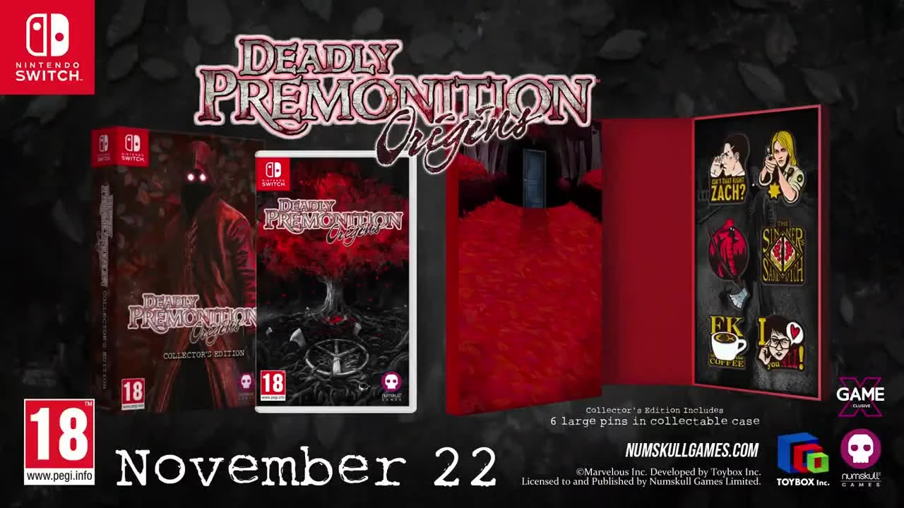 Трейлер с датой выхода Deadly Premonition Origins на Nintendo Switch