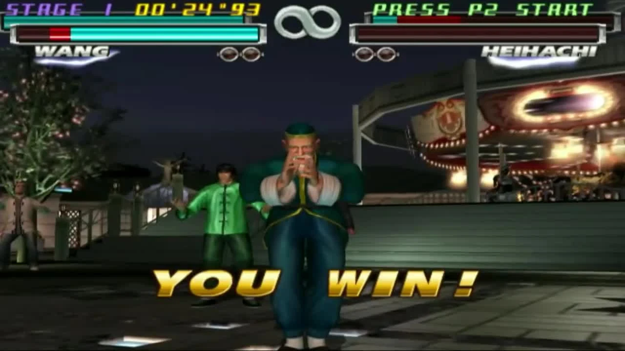 Эволюция персонажа Wang Jinre от tekken 1 до tekken 7