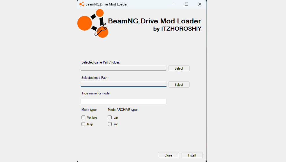 BeamNG.Drive "Загрузчик Модов / Mod Loader"
