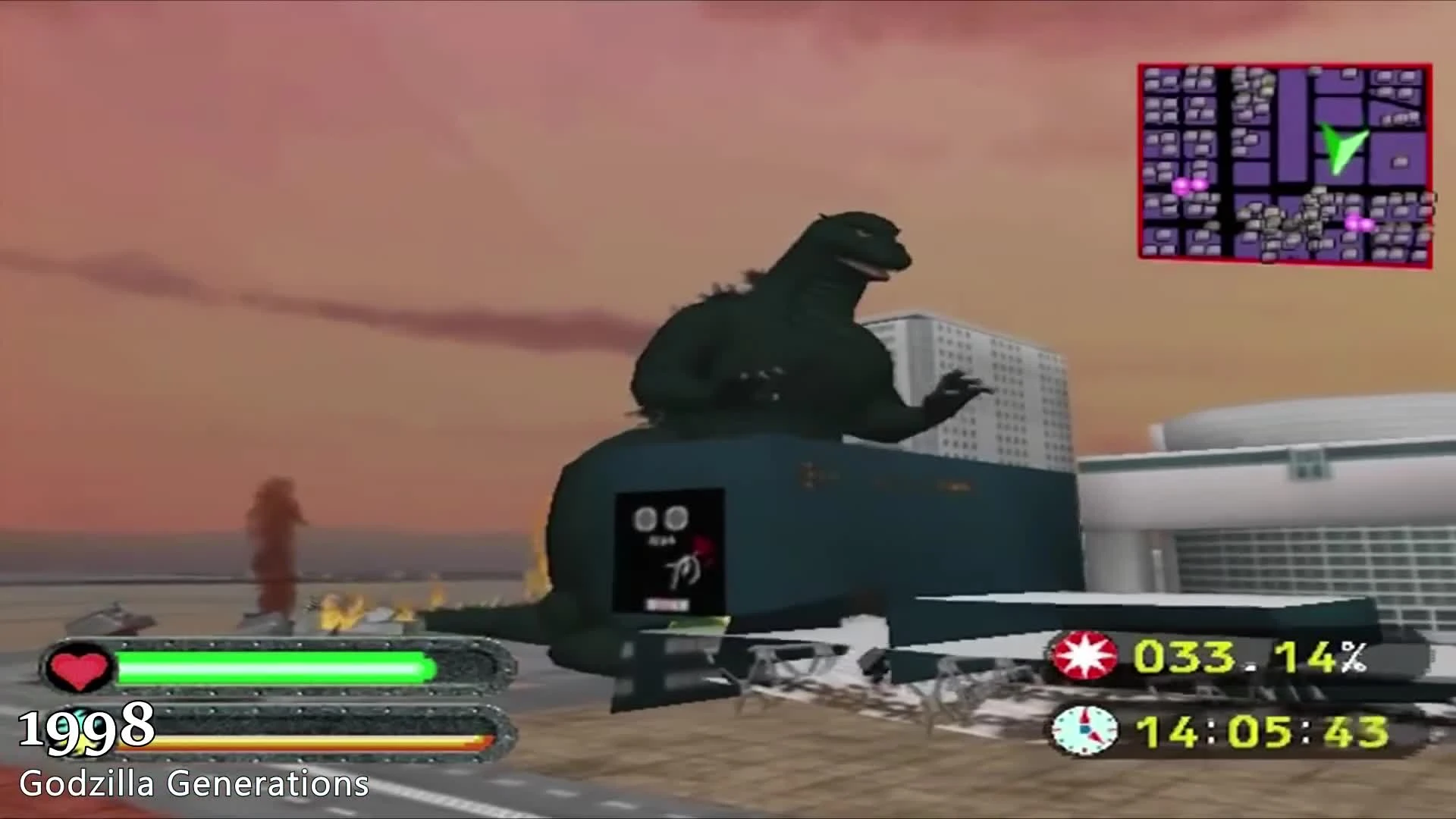 Эволюция Годзиллы (Godzilla) в играх