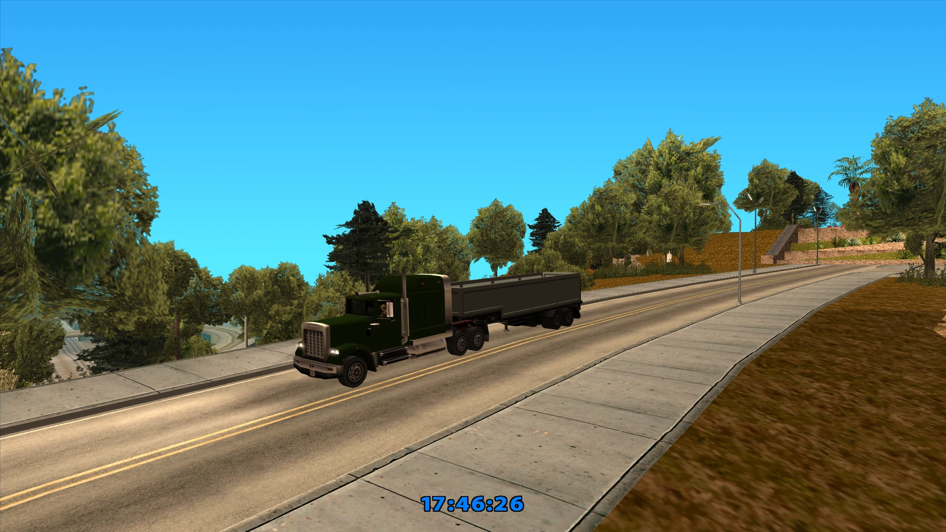 Grand Theft Auto: San Andreas "Возможность отцепить прицеп"