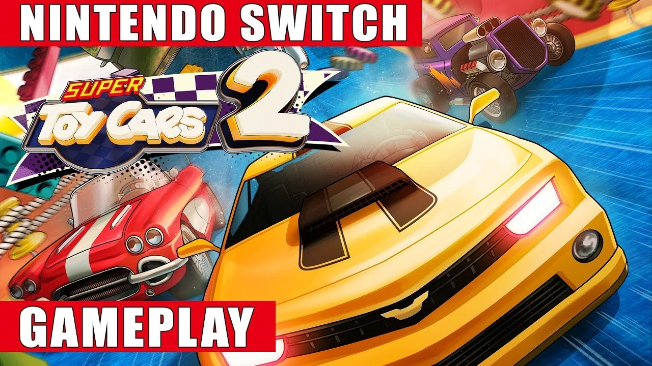 24 минуты игрового процесса Switch- версии Super Toy Cars 2