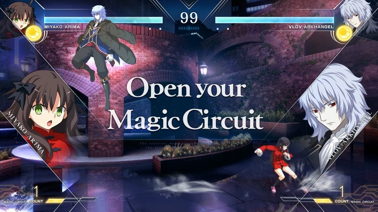 Новый геймплейный трейлер Melty Blood: Type Lumina, где Влов получает реванш против Мияко