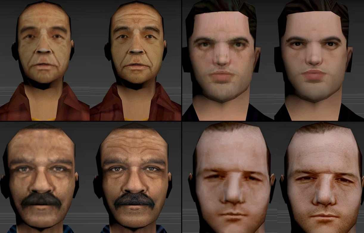 GTA SA "HD модели NPC"