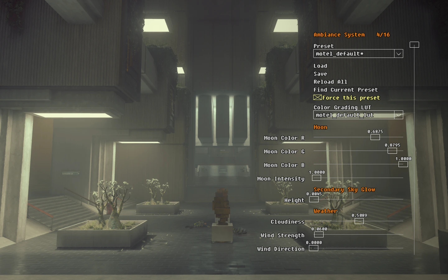 Control "Меню разработчика"