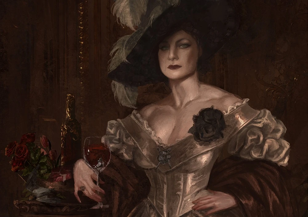 Косплей Альсины Димитреску из Resident Evil: Village