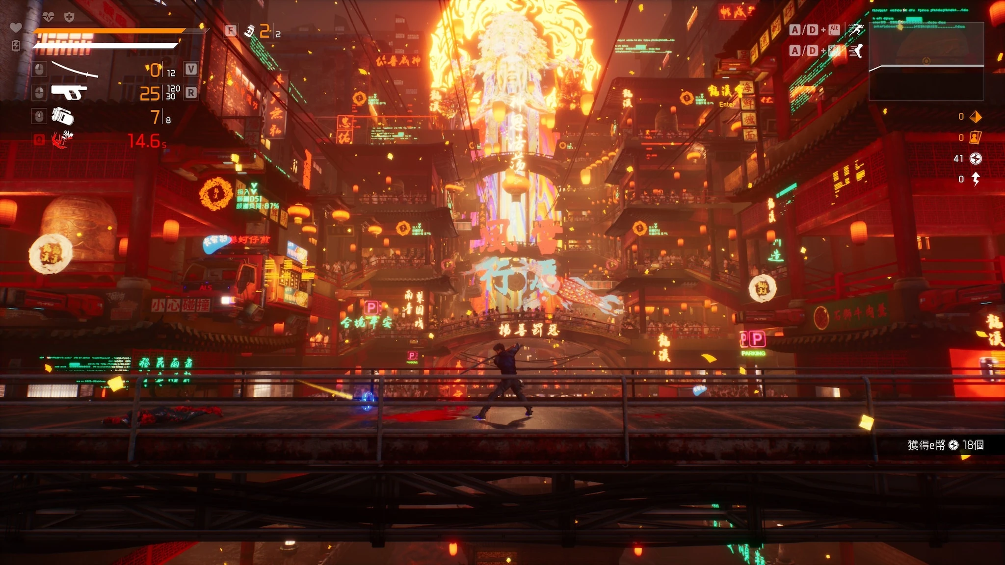 25 минут ураганного геймплея киберпанк-рогалика Loopmancer