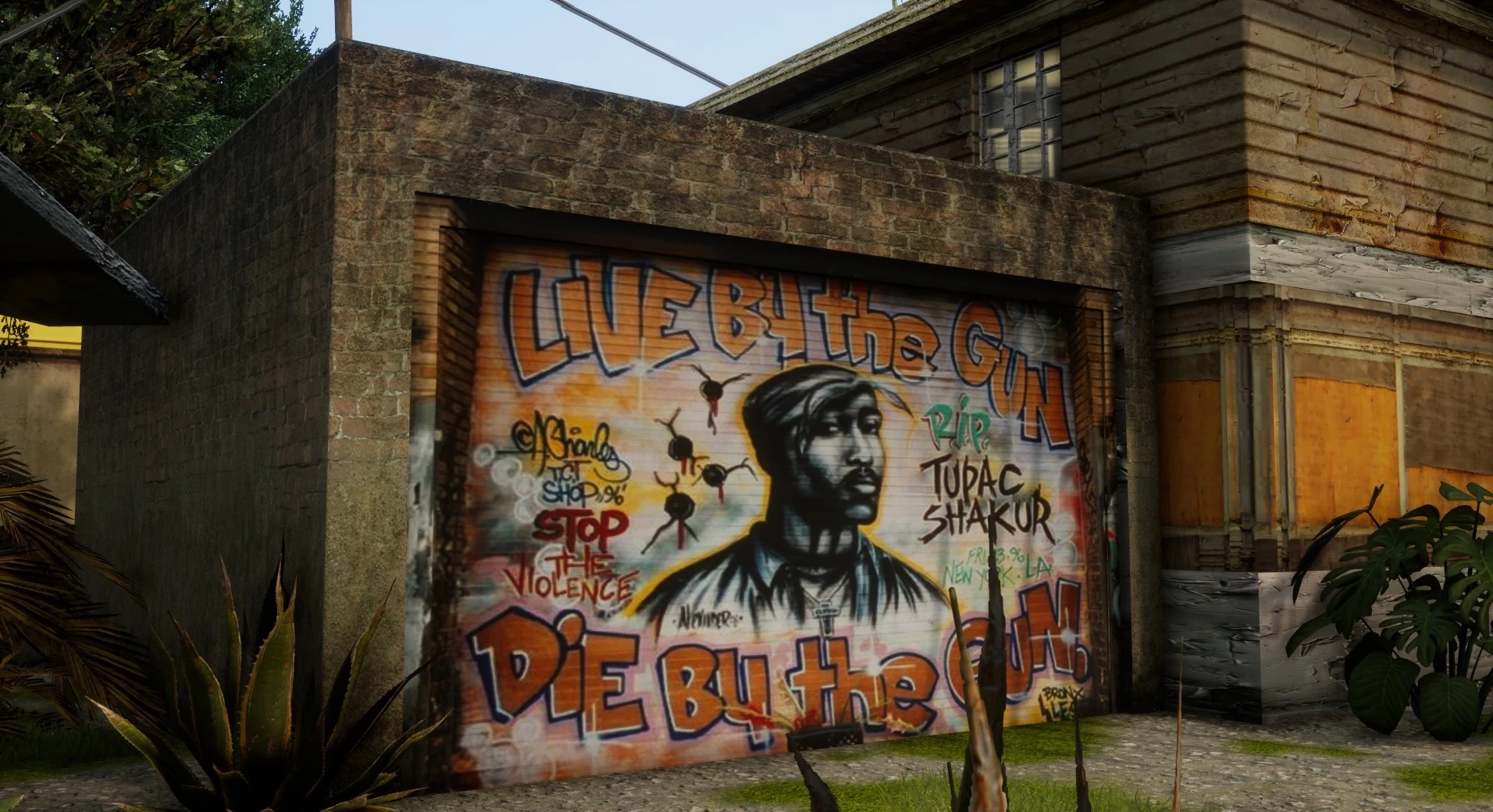 Grand Theft Auto: The Trilogy (San Andreas) "Граффити с 2Pac"