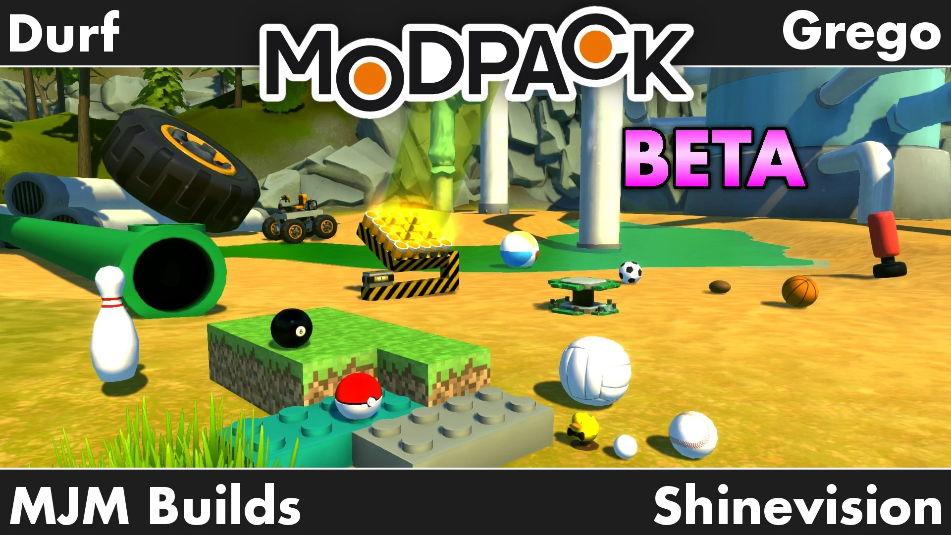 Scrap Mechanic "Модпак с забавными предметами"