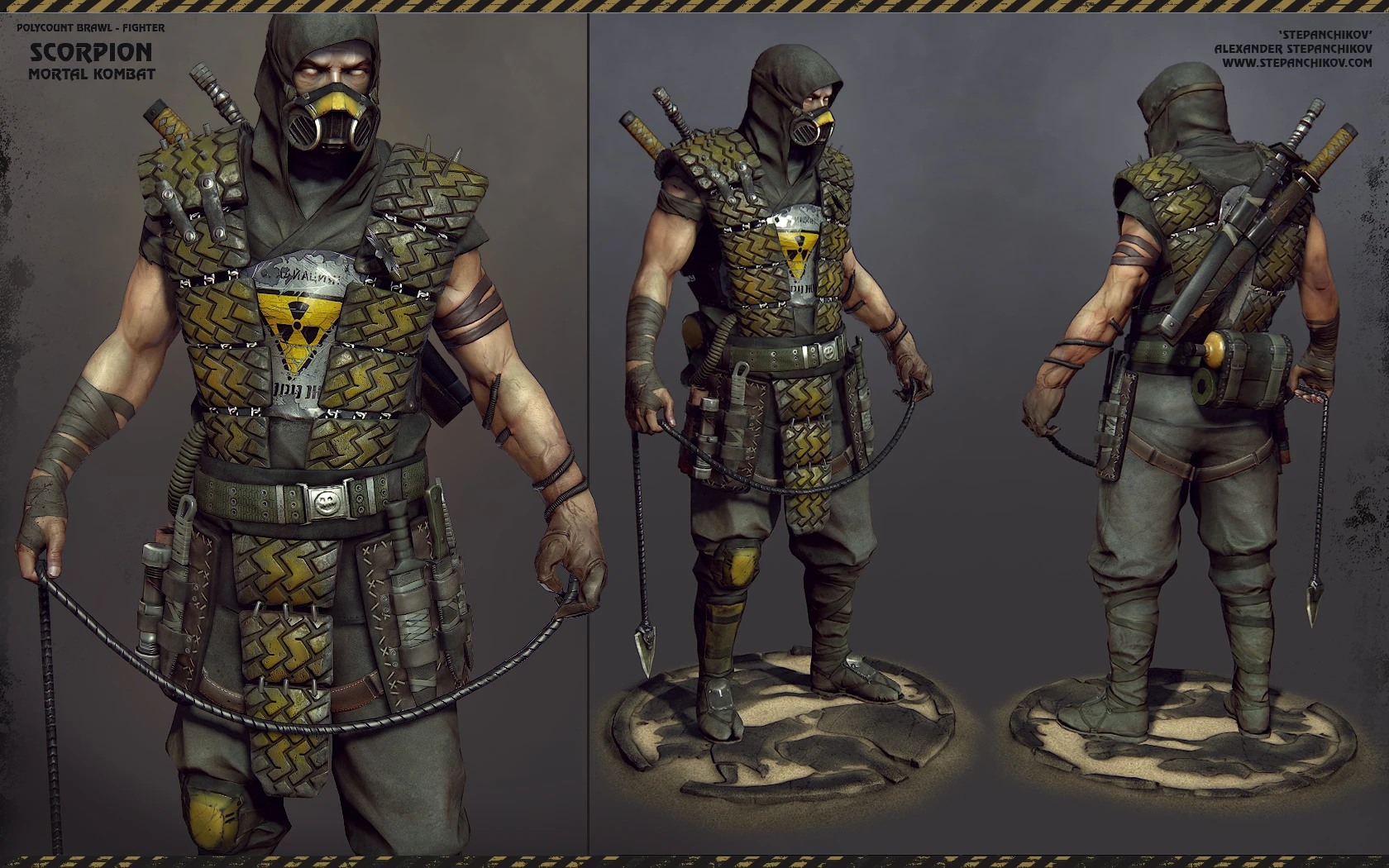 Mortal Kombat (2011) "Radiation Scorpion"