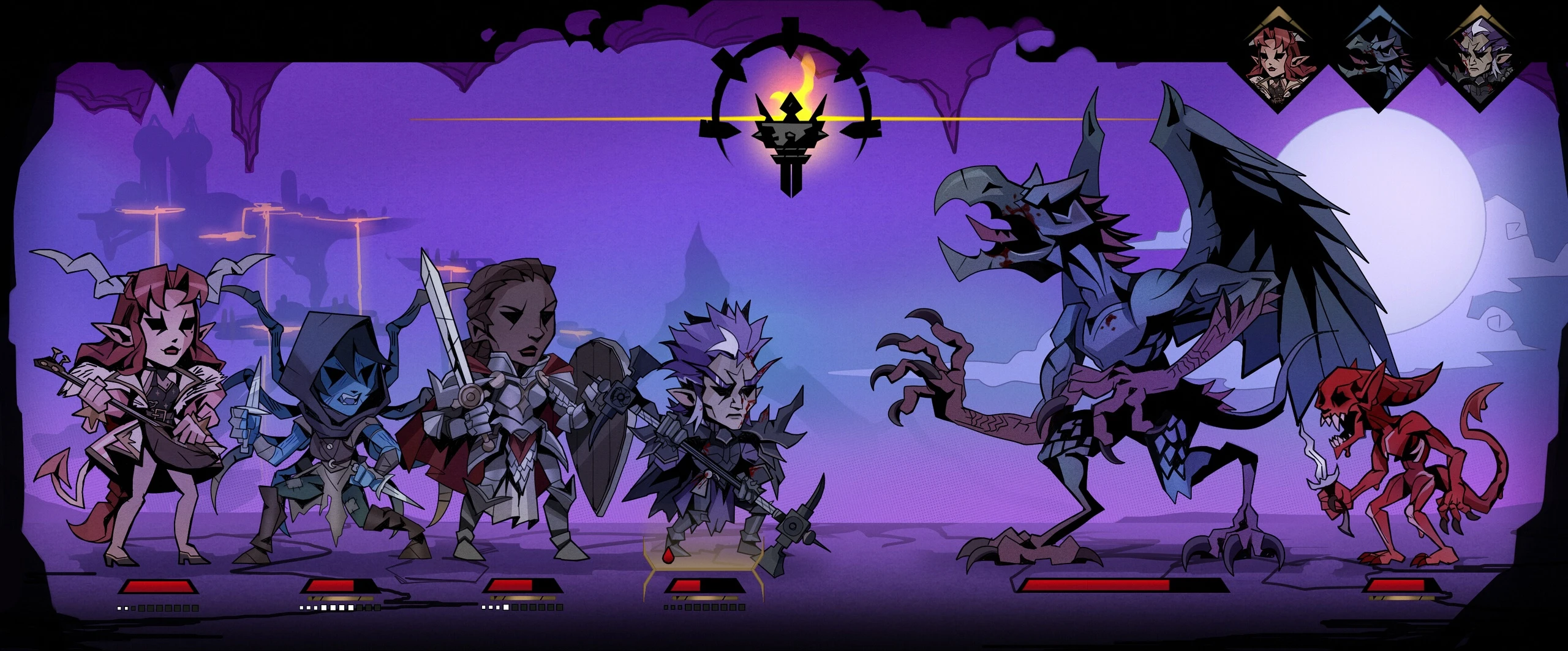 Pathfinder в виде Darkest Dungeon