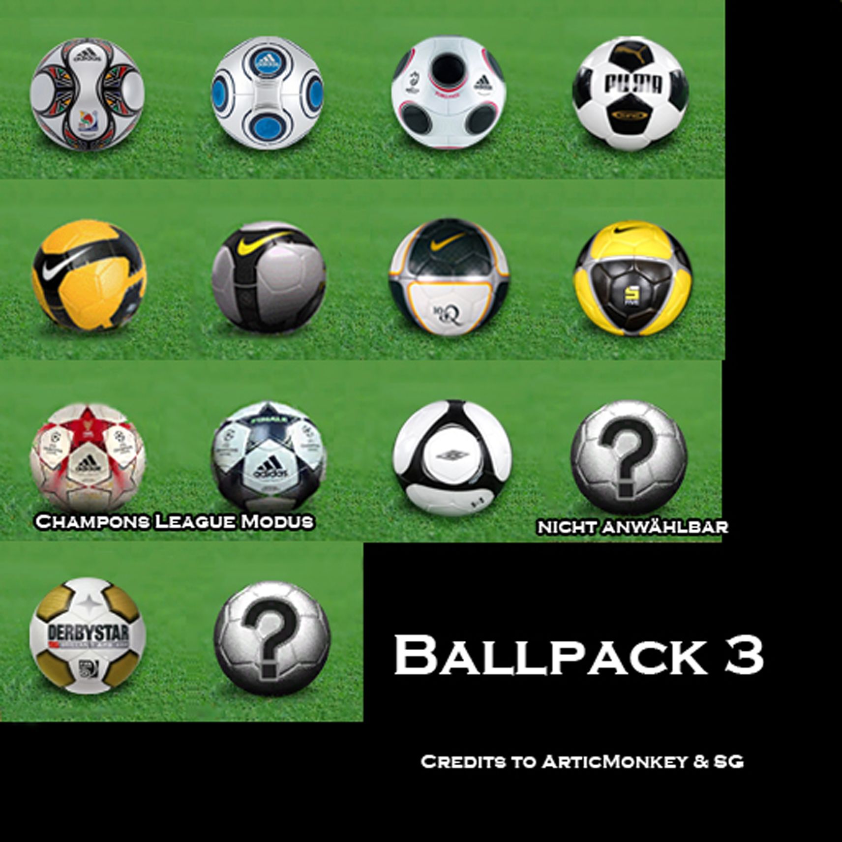 PES 2009 "Ballpack by prokicker"