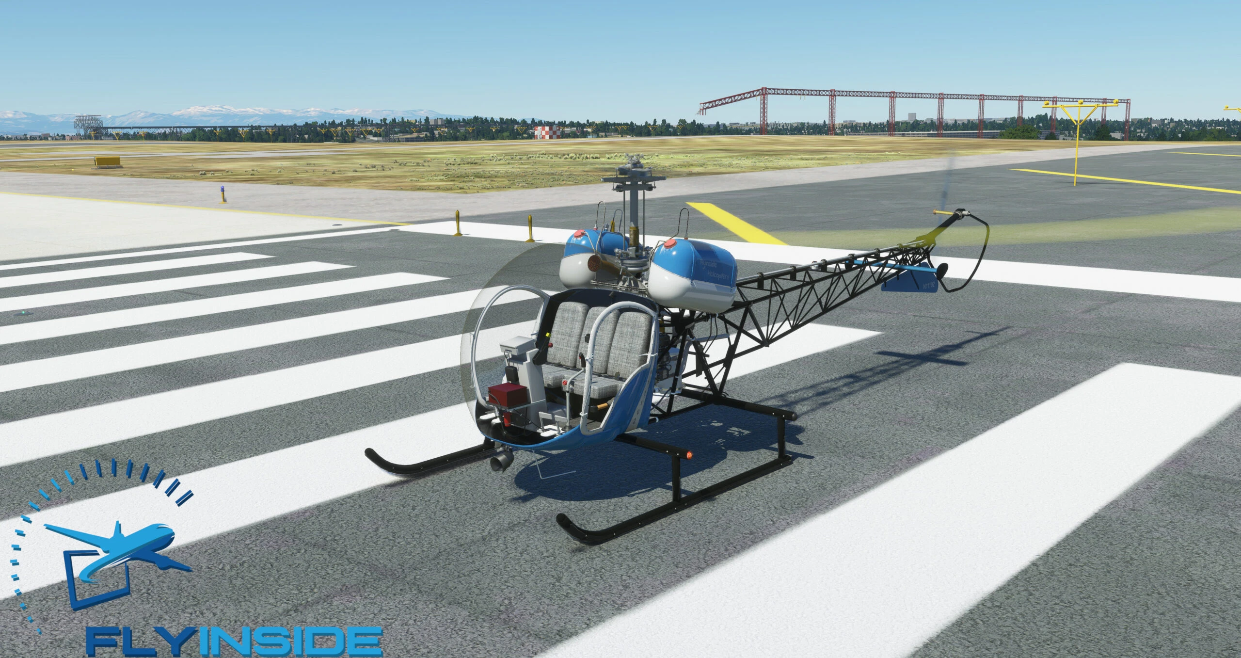 Выпущена надстройка первого вертолета Bell 47-G2 для Microsoft Flight Simulator