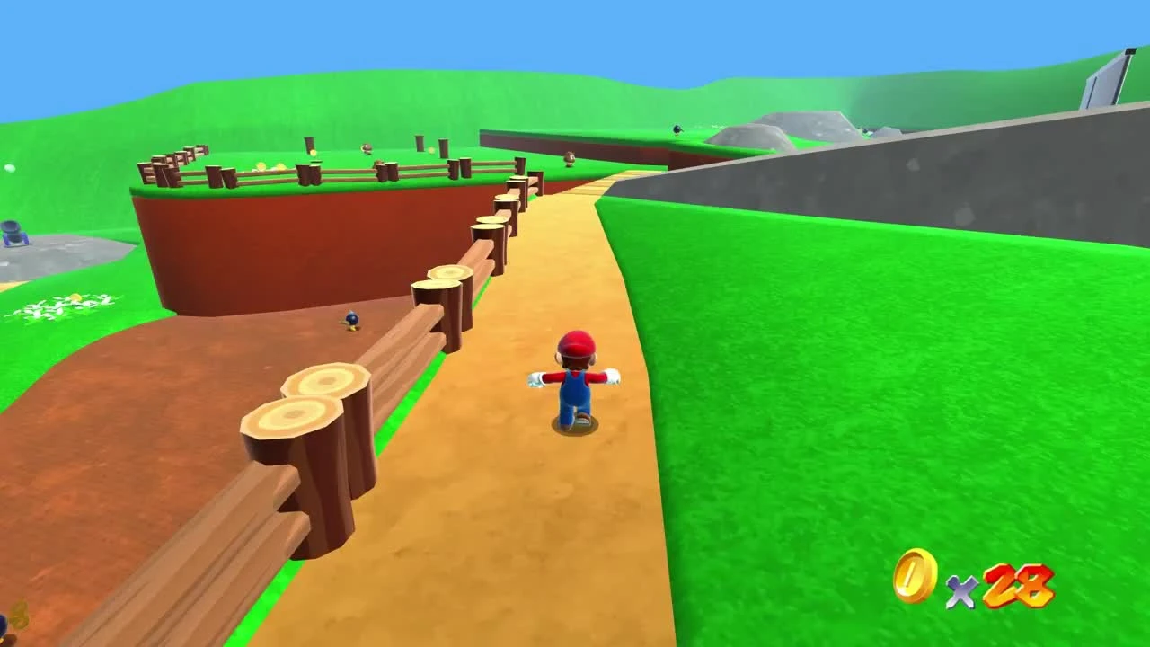Super Mario 64 на движке Unity