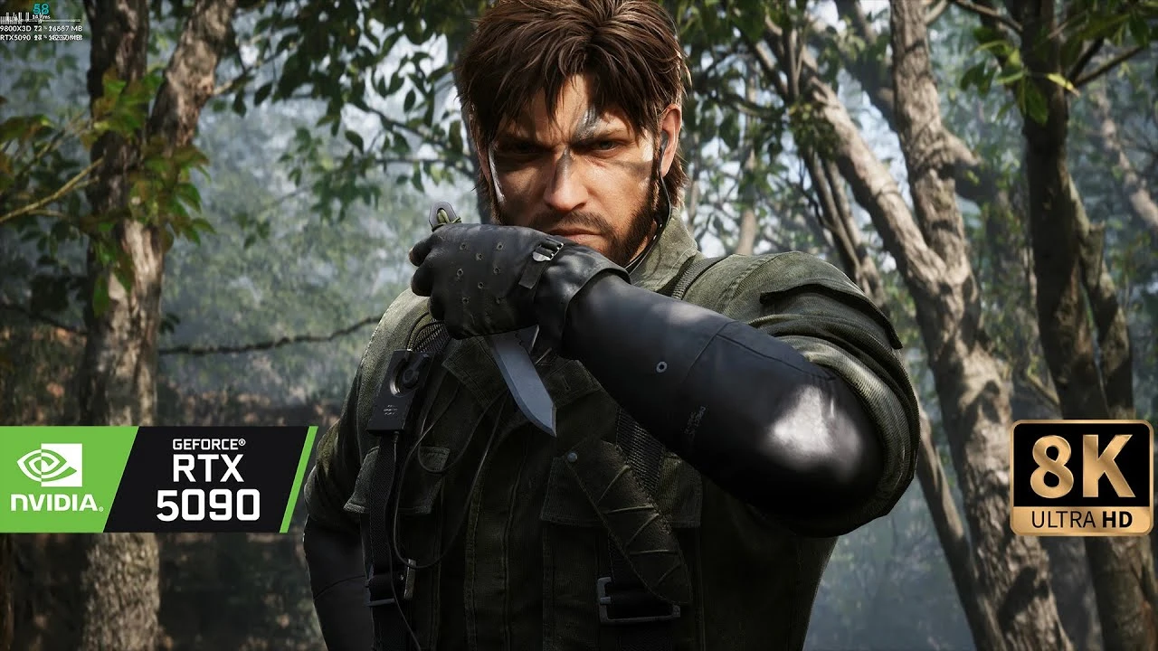 Ремейк Metal Gear Solid 3 на мощном ПК с RTX 5090