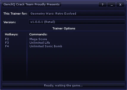 Geometry Wars - Retro Evolved: Трейнер (+3) [1.0.0.1] {GCT}