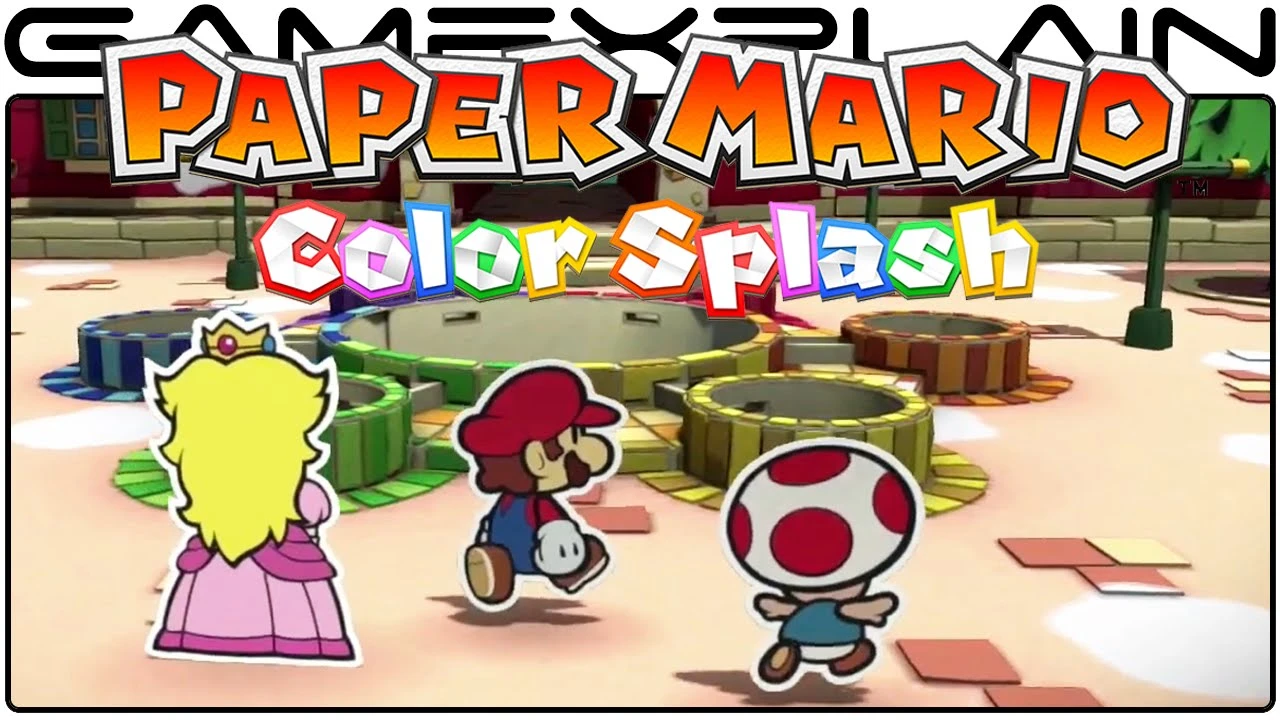 Сюжетный трейлер Paper Mario: Color Splash - The Adventure Unfolds