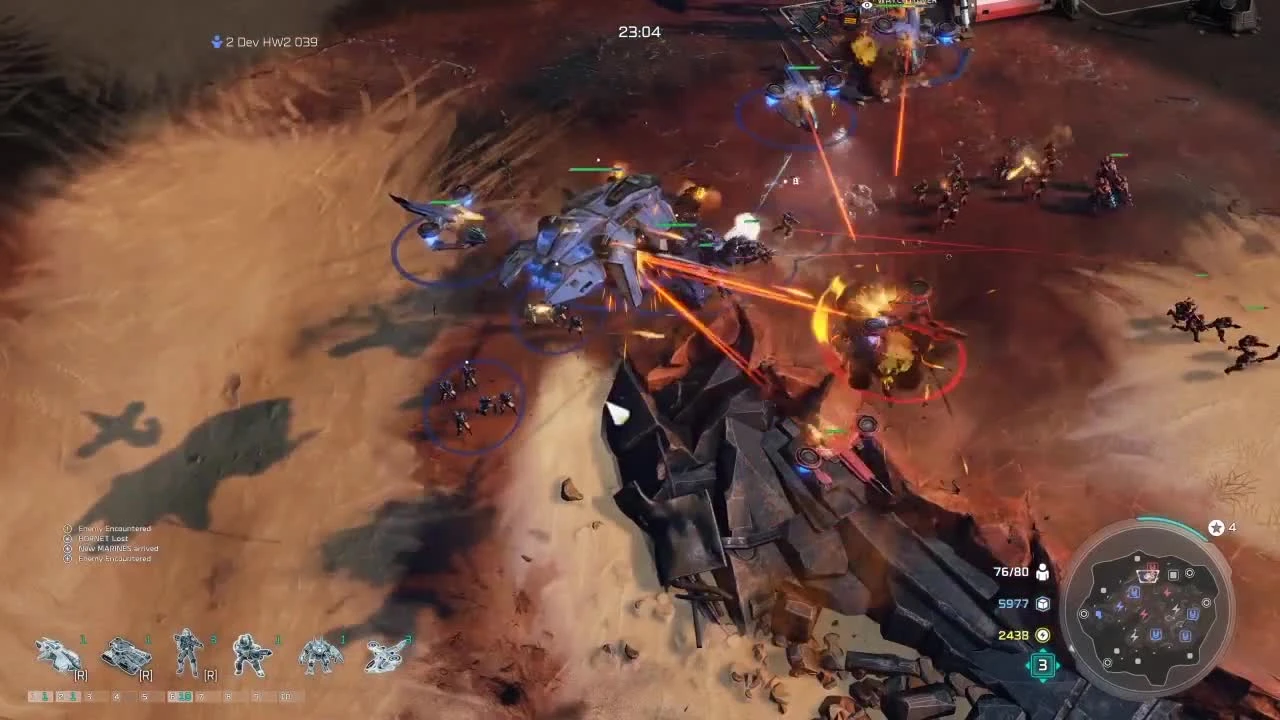 Halo Wars 2 "Геймплей мультиплеера deathmatch 1v1"