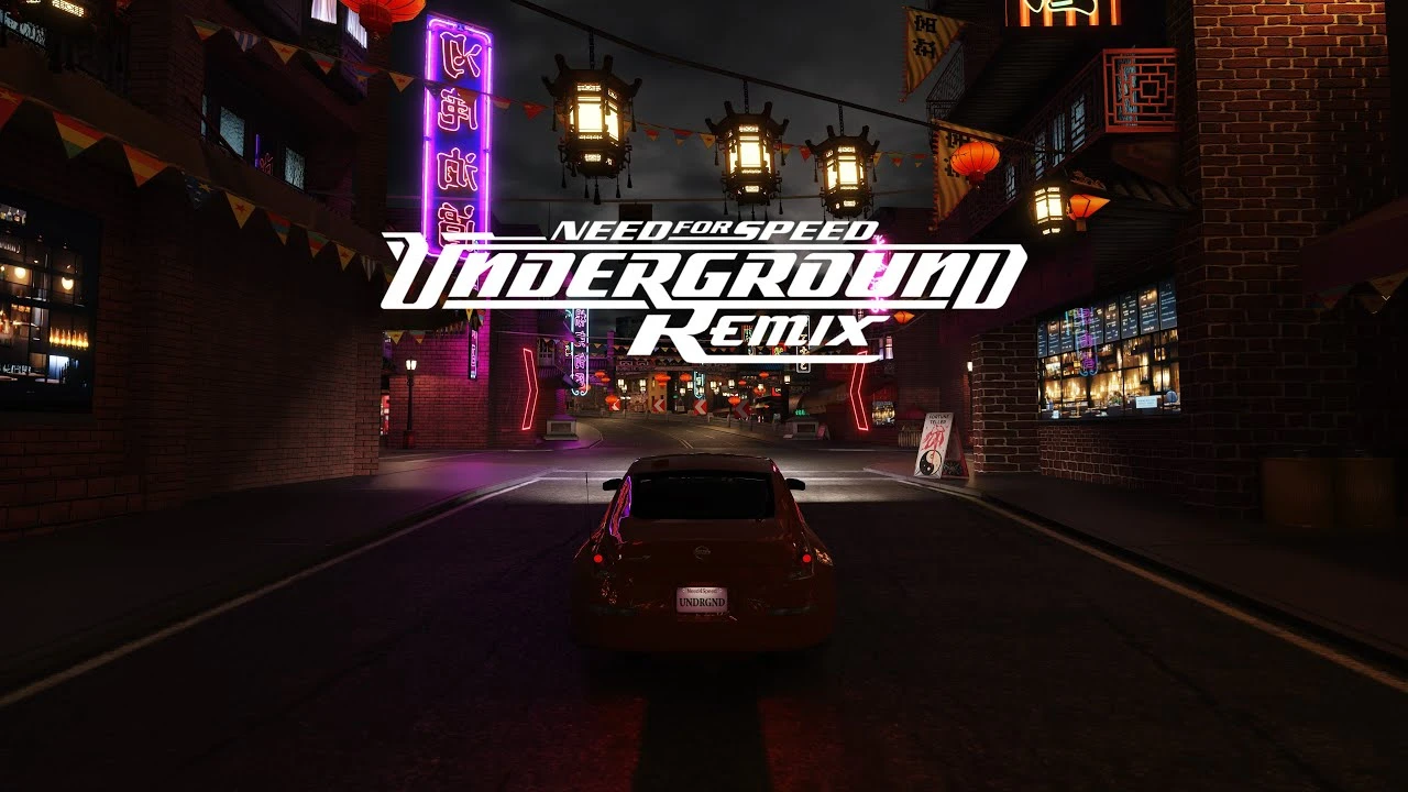 Обновление 0.5 мода RTX Remix для Need for Speed: Underground добавляет новые текстуры, модели и световые эффекты