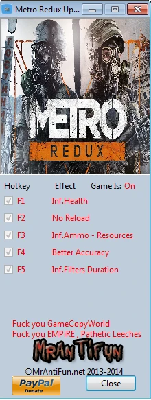 Метро 2033 ~ Redux: (+6) [Update 1] {MrAntiFun}