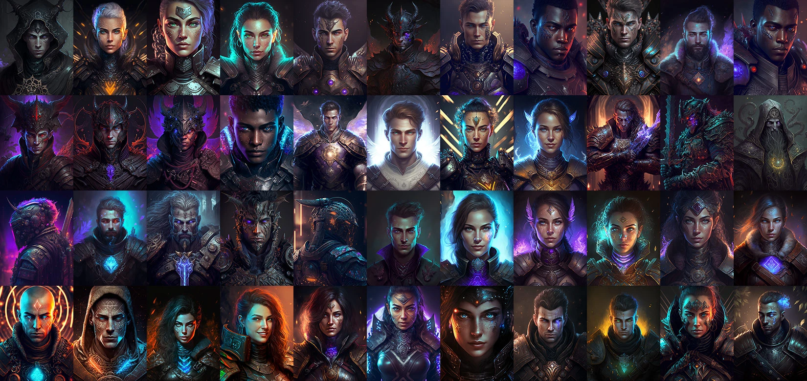 Pathfinder: Wrath of the Righteous "HQ Фэнтези-портреты"