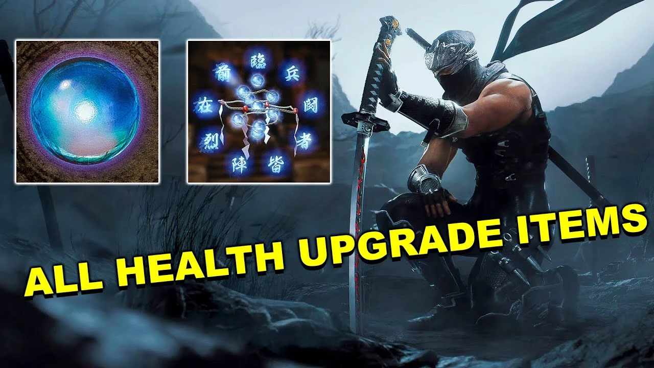 Все предметы для улучшения здоровья до максимума в Ninja Gaiden 2 Black