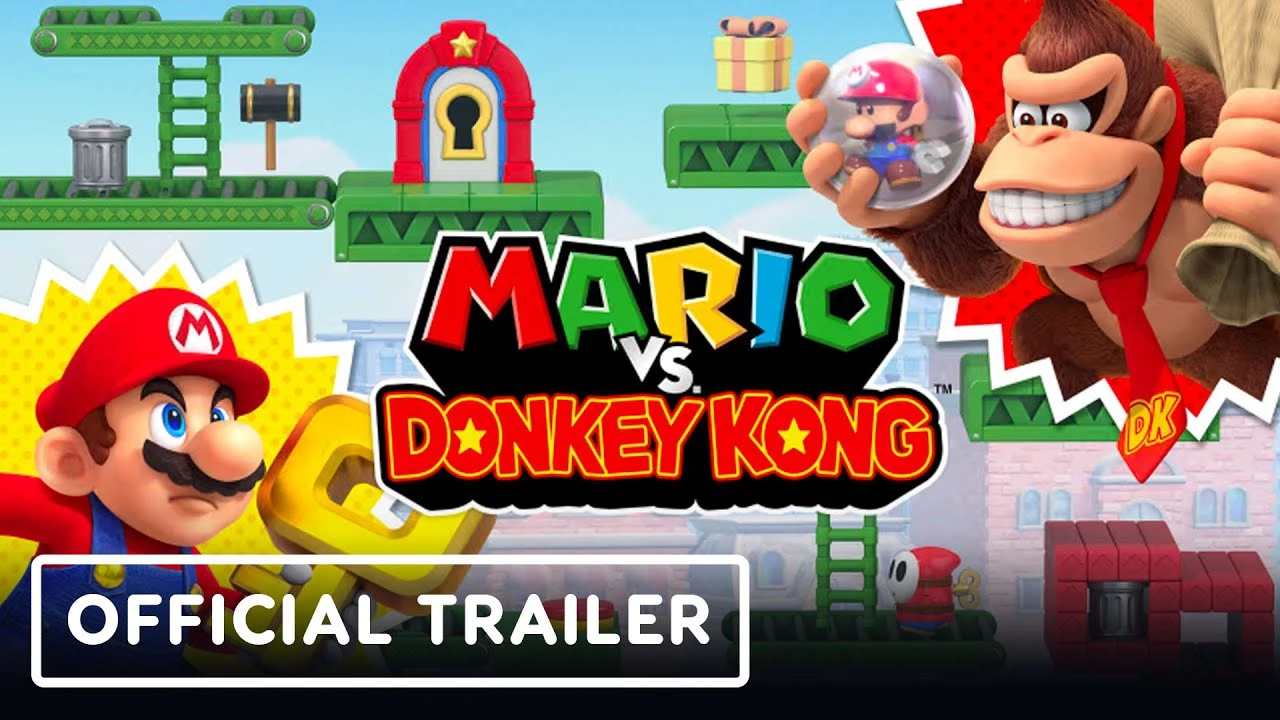 Представлен релизный трейлер головоломки Mario Vs. Donkey Kong