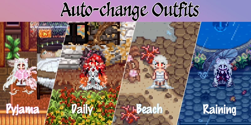 Stardew Valley "Мод на автоматическую смену одежды на русском"