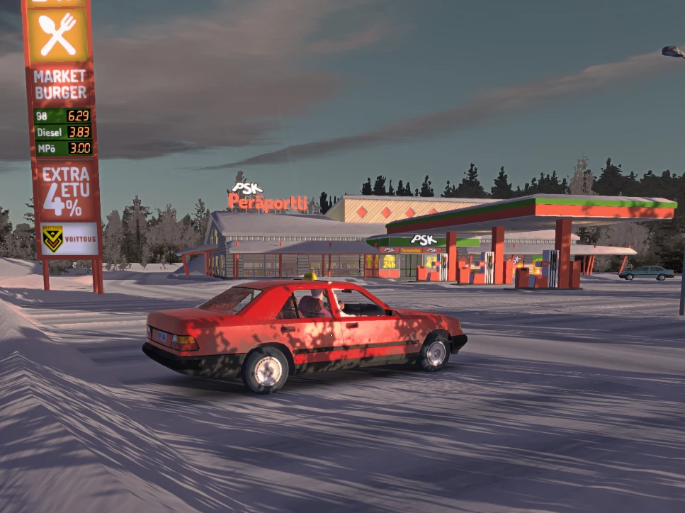 Карьера таксиста в ледяных окресностях My Winter Car