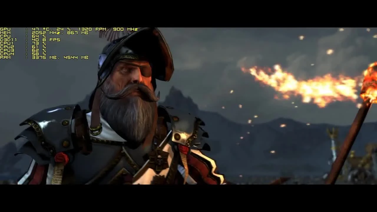 Тест Total War: Warhammer запуск на слабом ПК (4 ядра, 4 ОЗУ, GeForce GTX 550 Ti 1Гб)