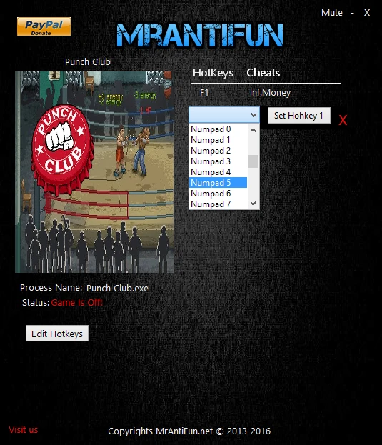 Punch Club: Трейнер/Trainer (+1: Деньги / Money) [1.31] {MrAntiFun}