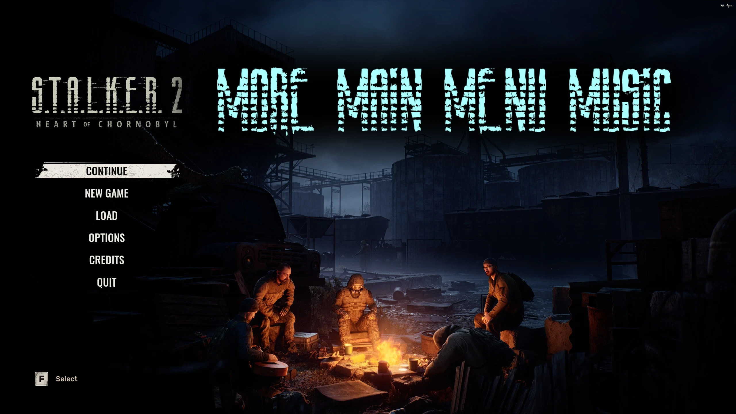 S.T.A.L.K.E.R. 2 "Культовая музыка из прошлых частей в главном меню"